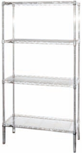 Immagine di Scaffale Cromo 1 cm.45x90x180h